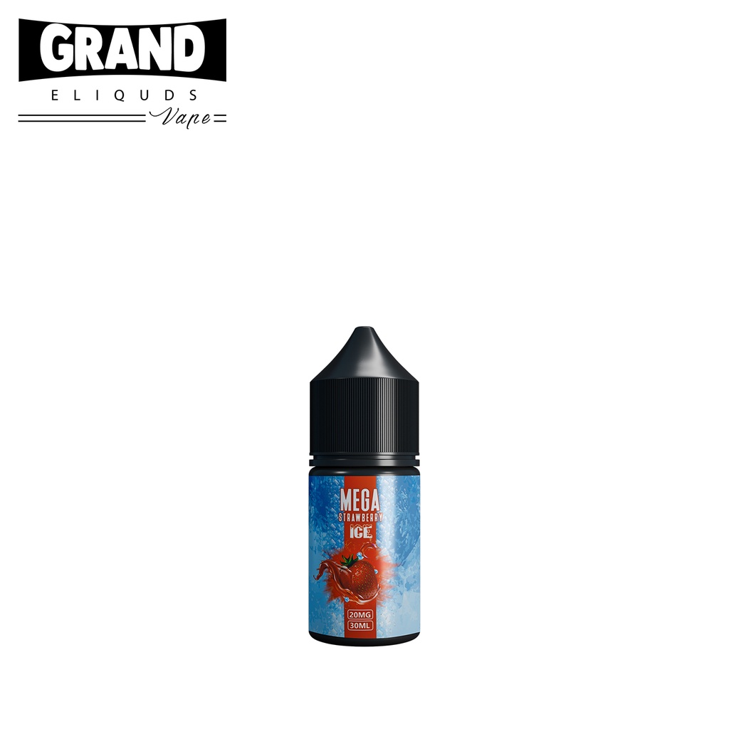 Grand Eliquid Mega Strawberry Mint SaltNic