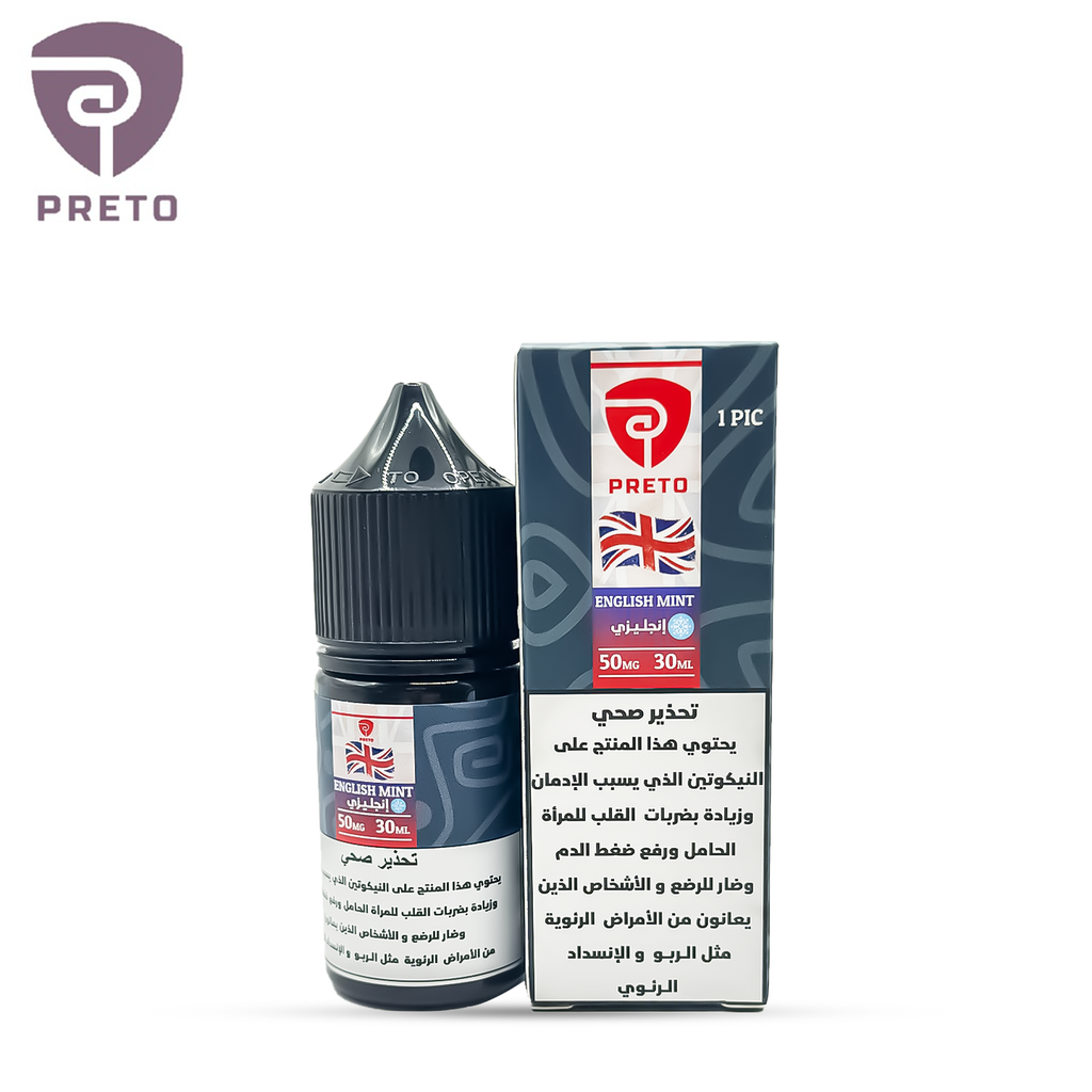 Preto Vape English Mint SaltNic