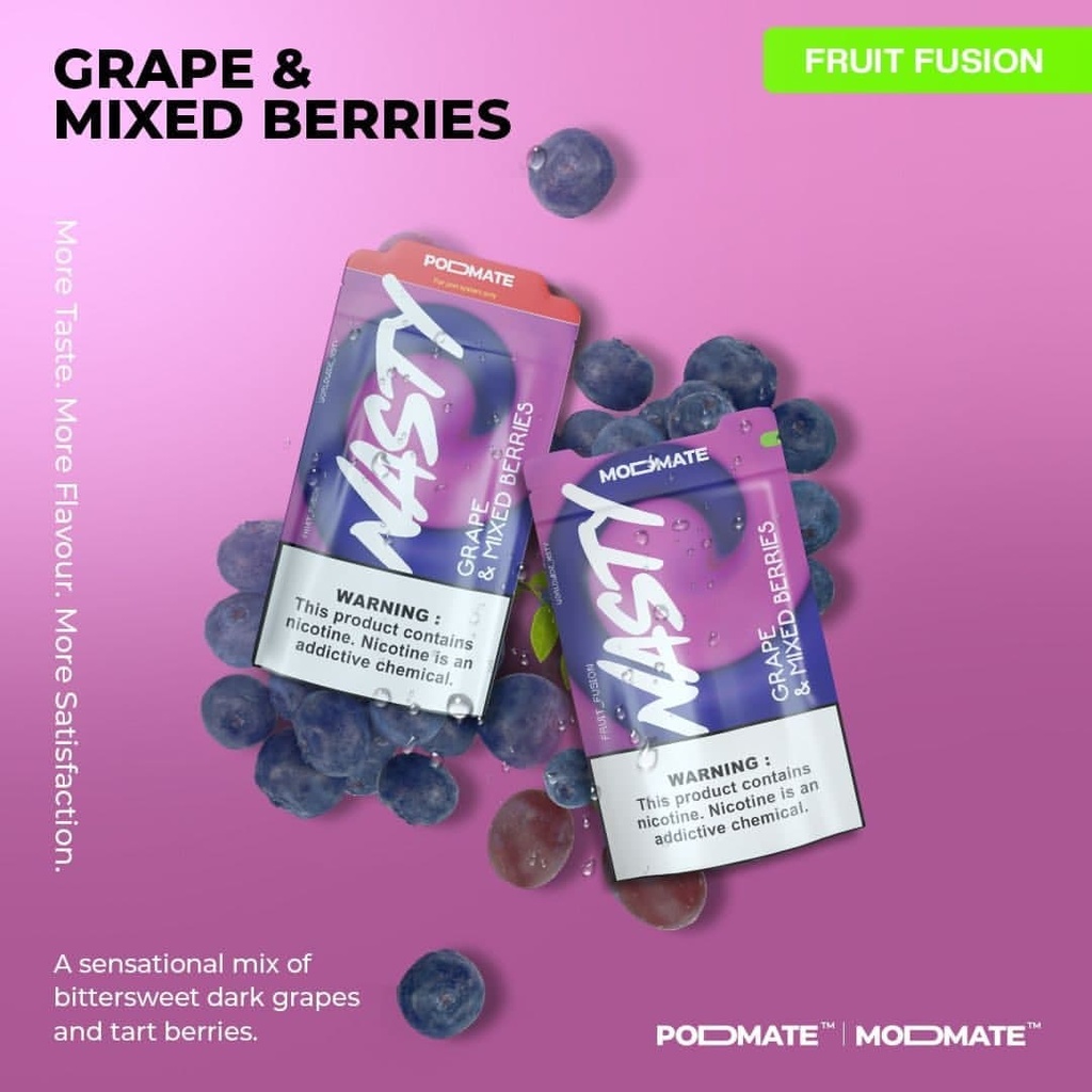 Nasty ModMate Grape &amp; Mixed Berries