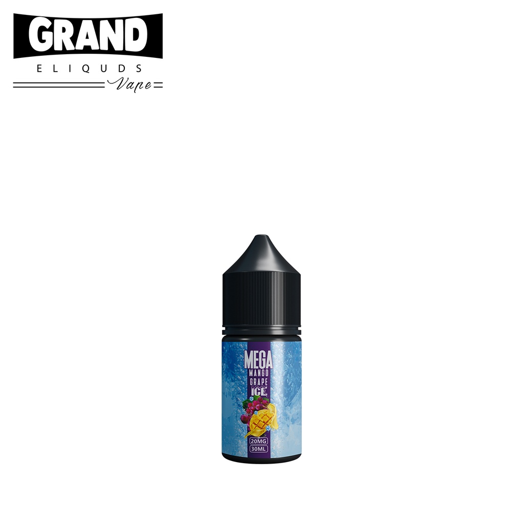 Grand Eliquid Mega Mango Grape Mint SaltNic