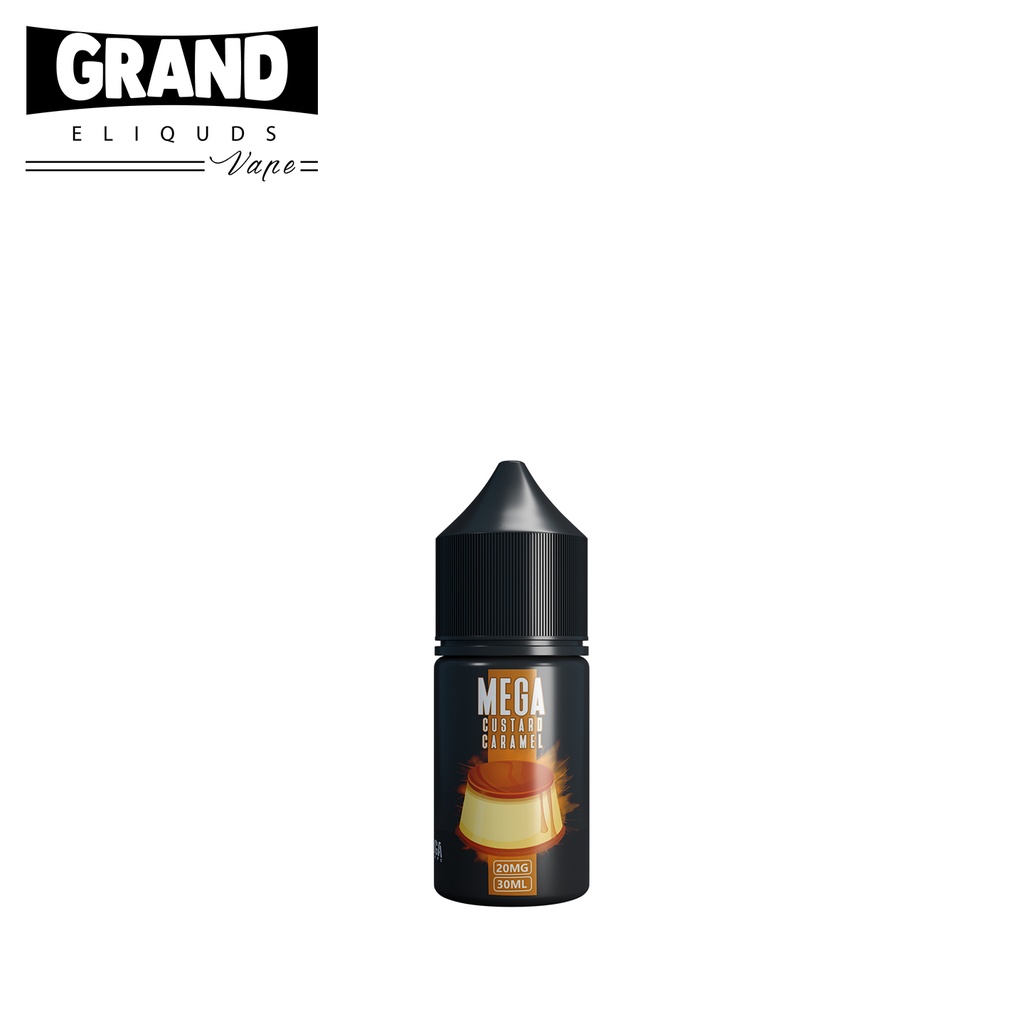 Grand Eliquid Mega Custard Caramel SaltNic