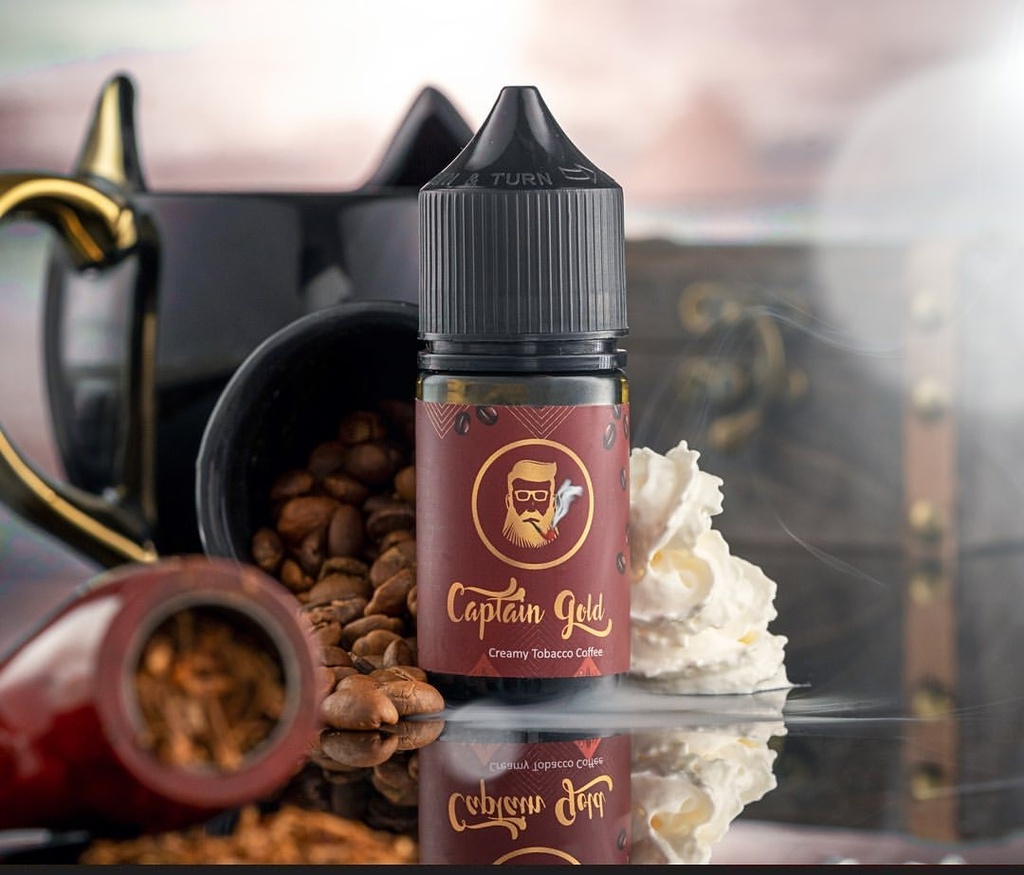 Captain Gold Creamy Tobacco Coffee SaltNic