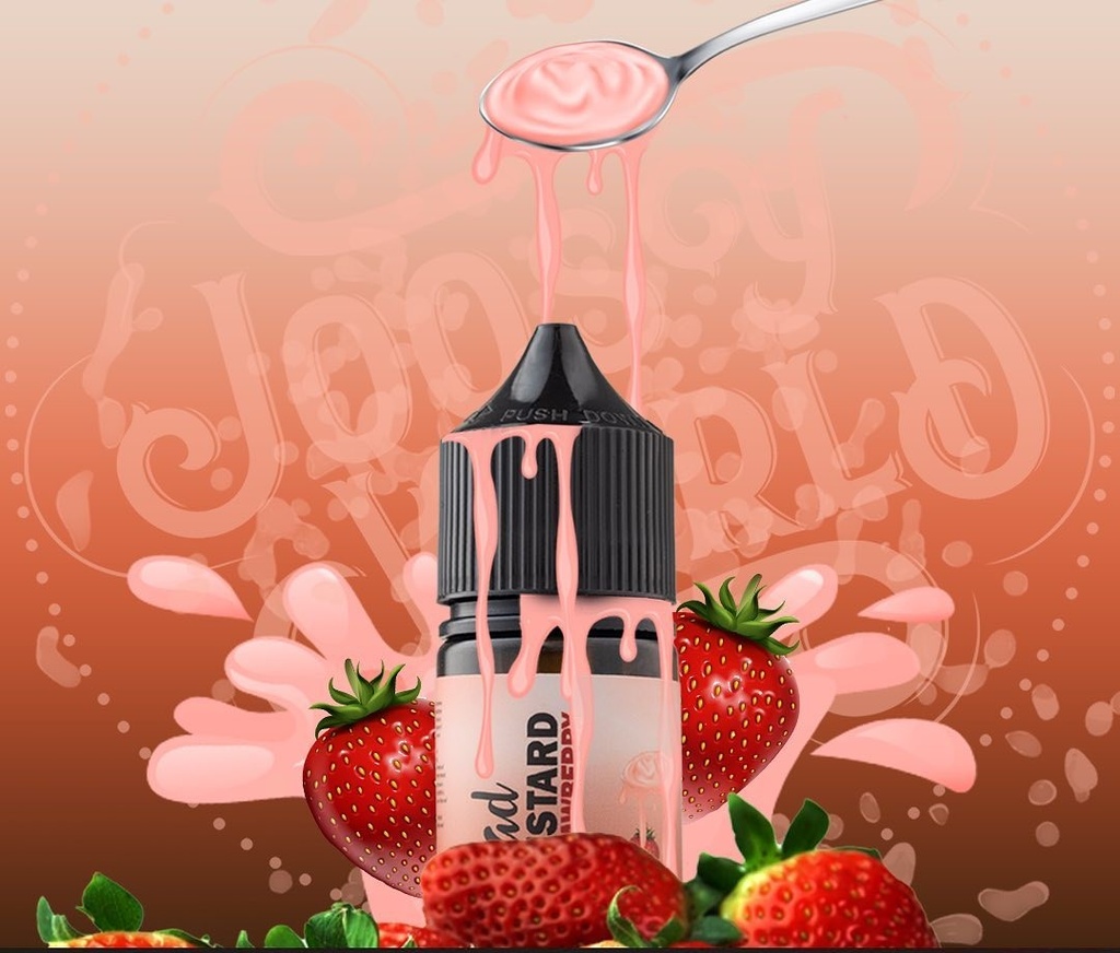 Joosy World Dead Custard Strawberry SaltNic