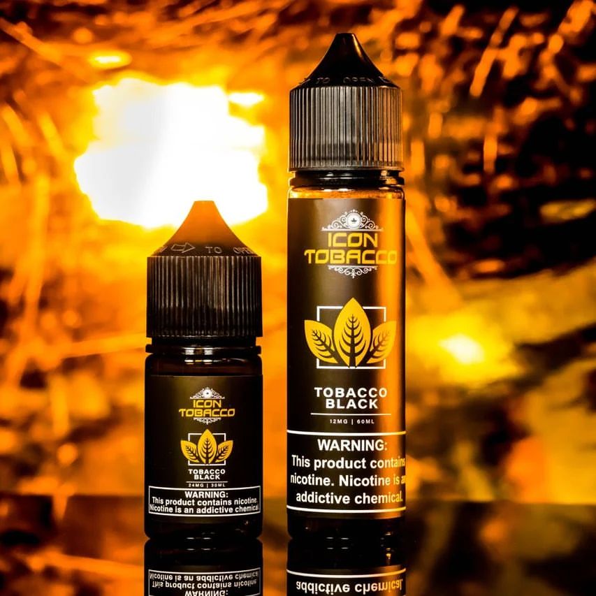 Icon Vapor Tobacco Black SaltNic