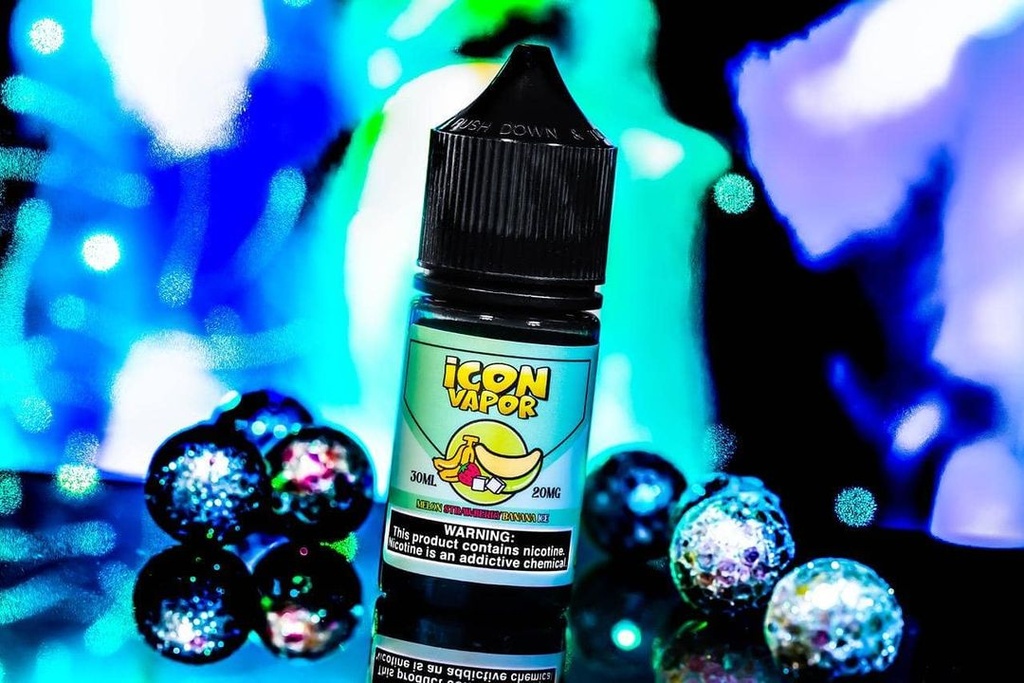 Icon Vapor Melon Strawberry Banana Ice SaltNic