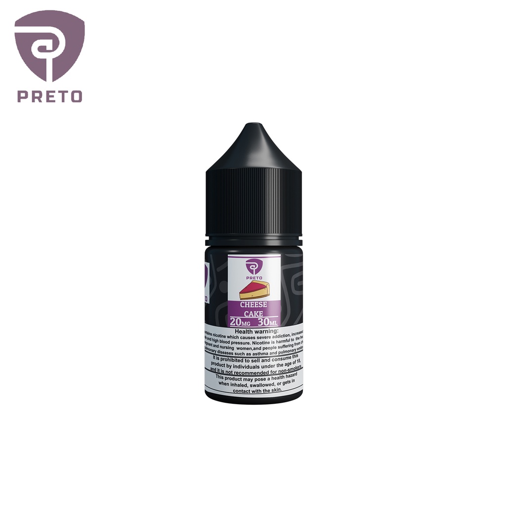 Preto Vape Cheese Cake Ice SaltNic 