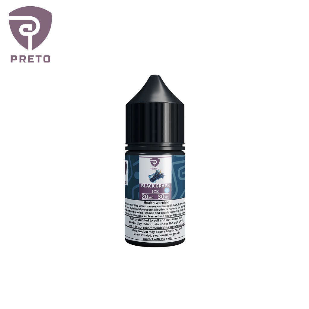Preto Vape Black Grape Ice SaltNic 