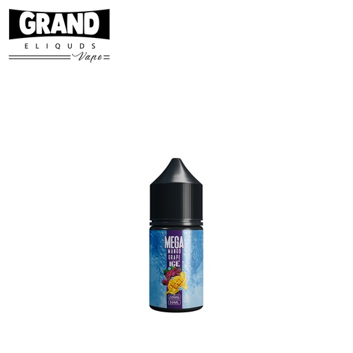 Grand Eliquid Mega Mango Grape Ice SaltNIc 10ml