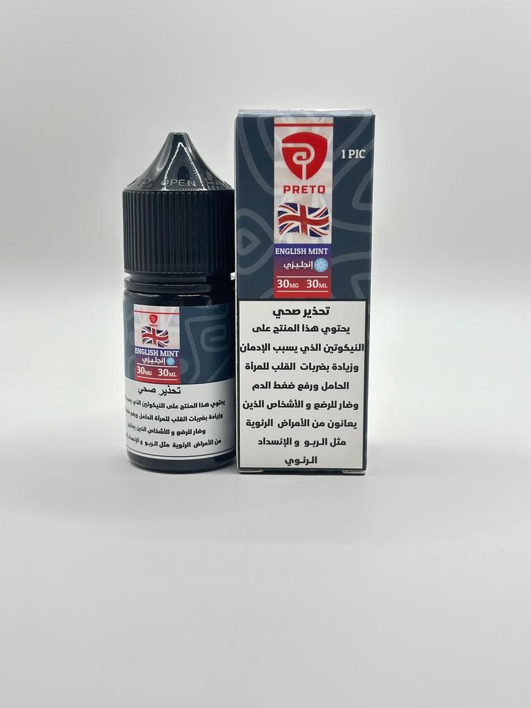 Preto Vape English Ice SaltNic