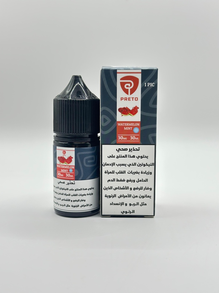 Preto Vape Watermelon Mint SaltNic