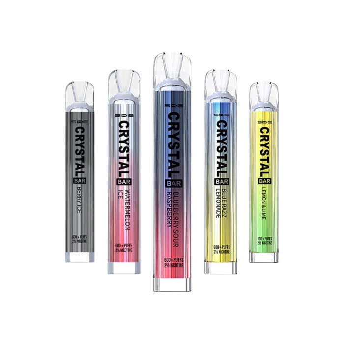 SKE Crystal Bar 600 Puffs Disposable Pod Kit