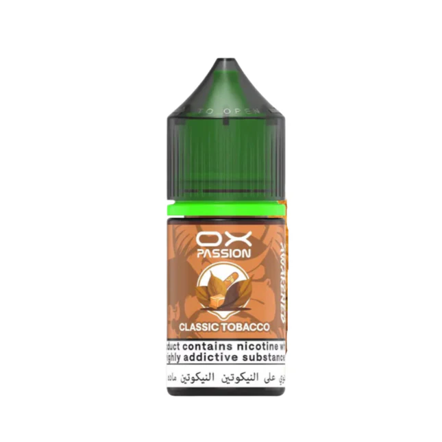 OX Passion Classic Tobacco SaltNic 