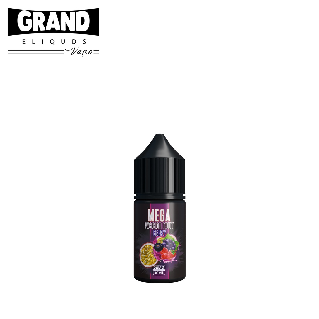 Grand Eliquid Mega Passion Fruit Berry SaltNic