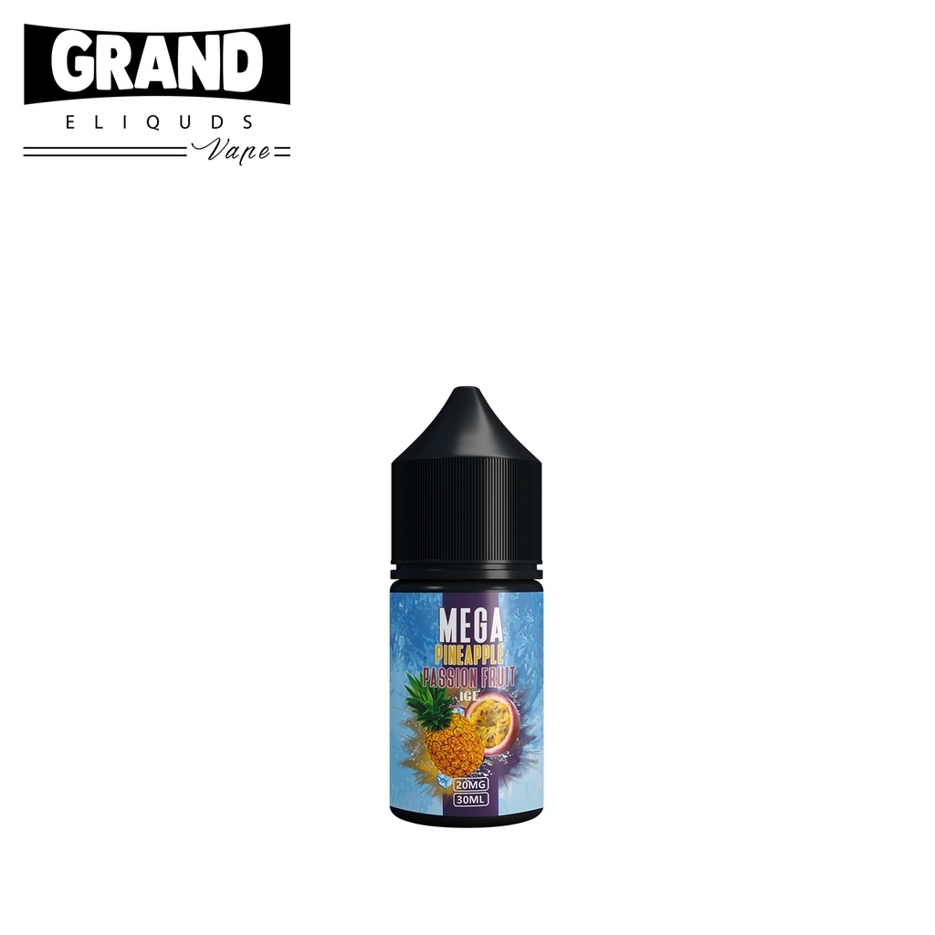 Grand Eliquid Mega Pineapple Passion Ice SaltNic