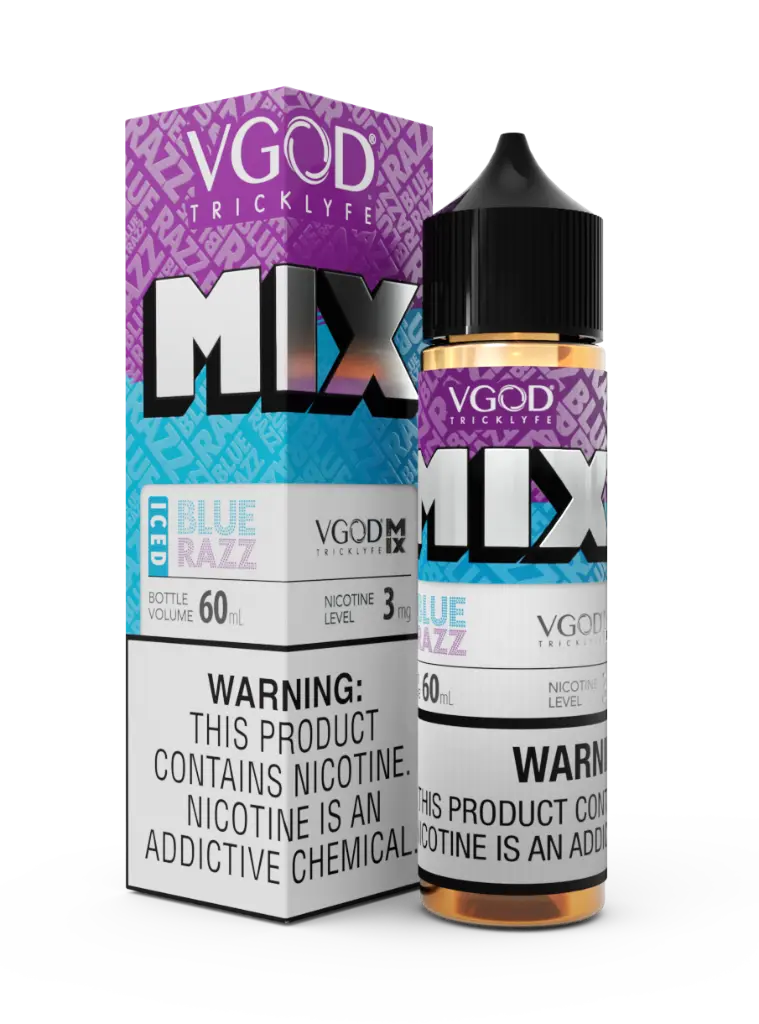 Vgod Mix Iced Blue Razz