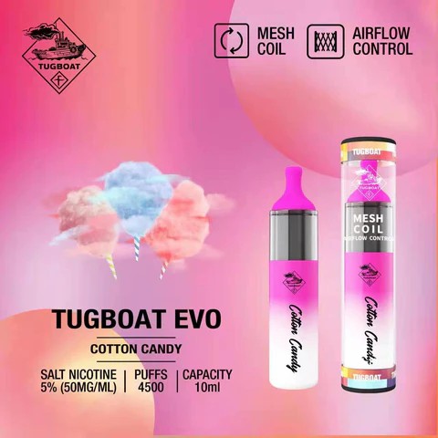Tugboat Evo 4500puffs Disposable Device