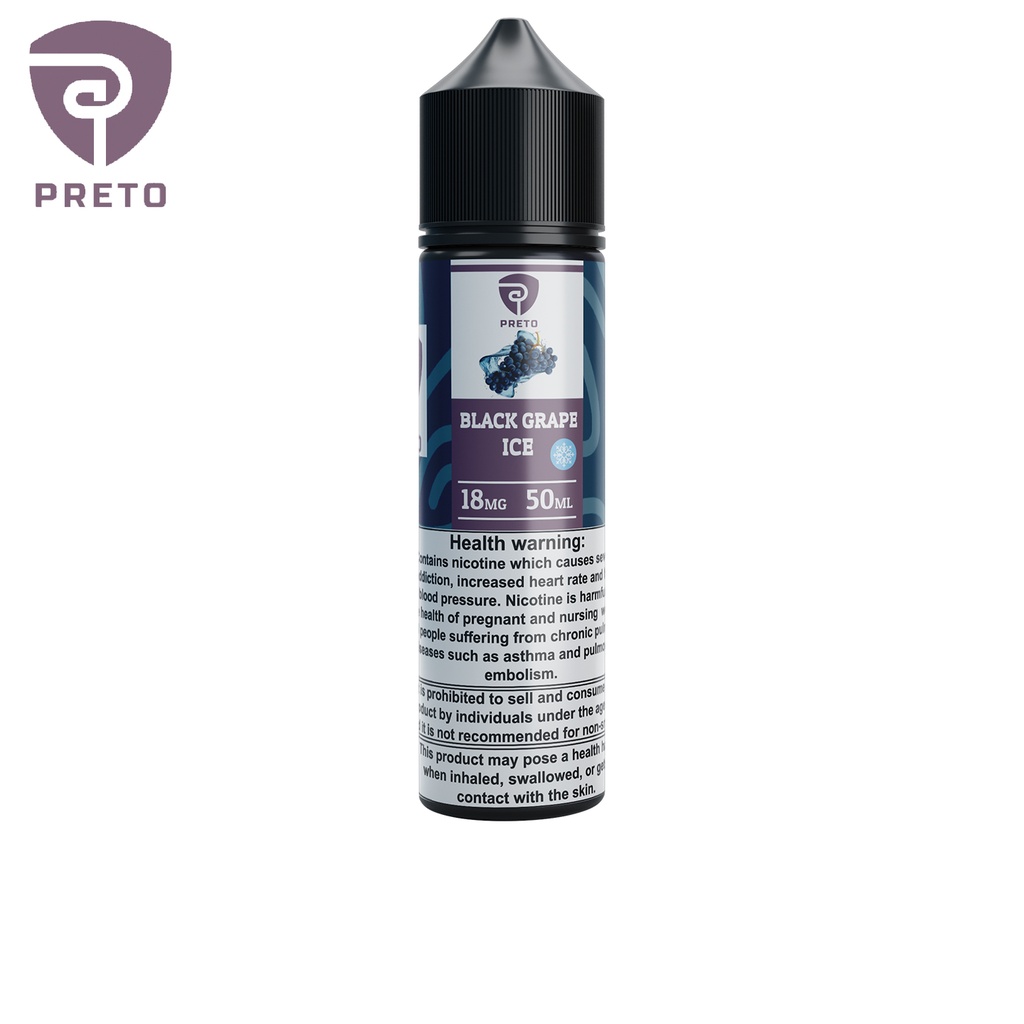 Preto Vape Black Grape Mint